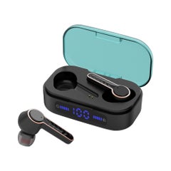 T19 TWS Bluetooth V5.0 Wireless In-Ear Sport Headphones Black
