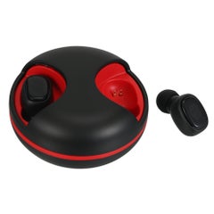 360 Rotation TWS Bluetooth 5.0 True Wireless In-Ear Headphones With Mic Black/red