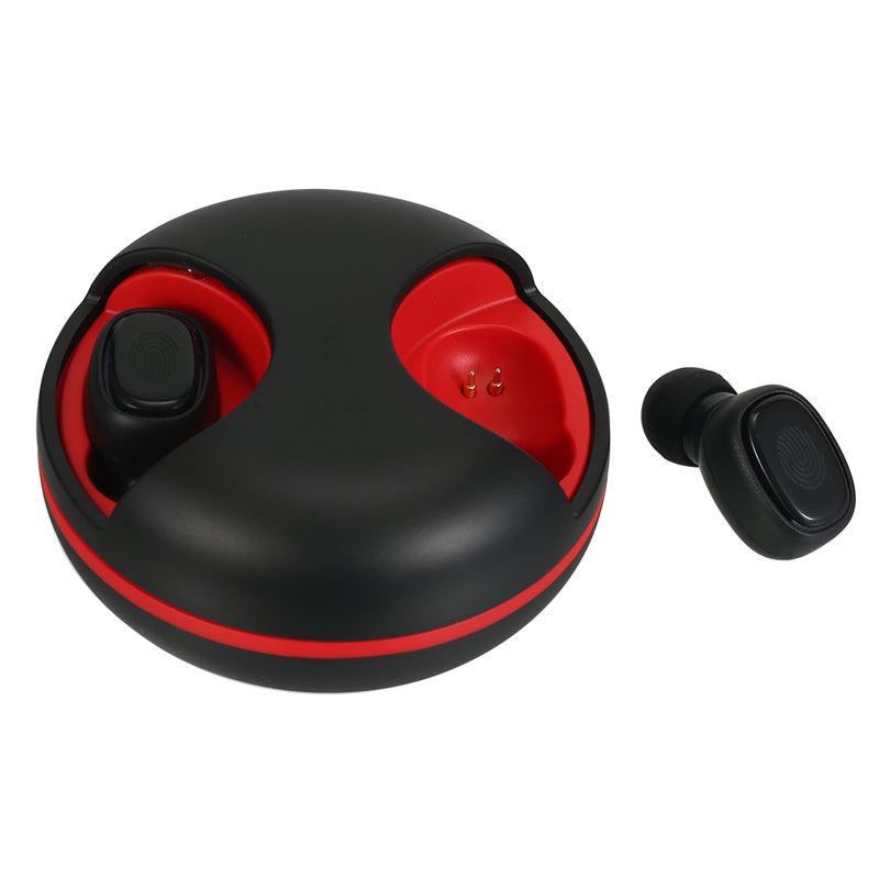 Generic - 360 Rotation TWS Bluetooth 5.0 True Wireless In-Ear Headphones With Mic Black/red - Image 1