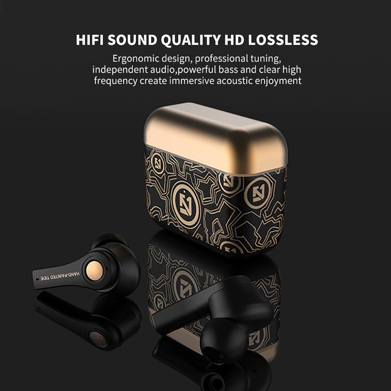 Generic TS 100 Wireless Earphones For Sports Black  - Image 2