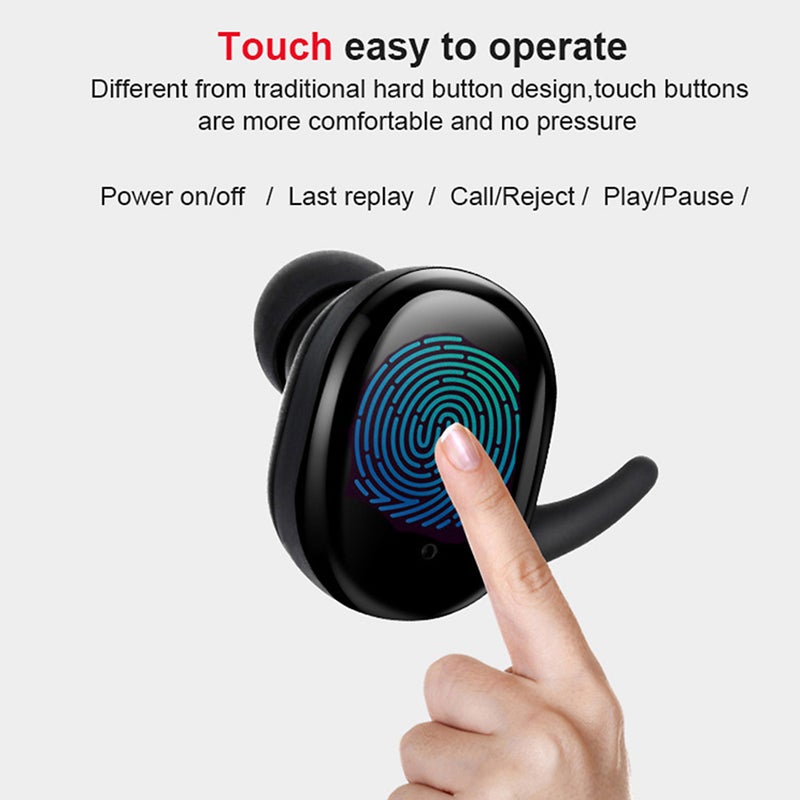 Generic - TWS 4 BT 5.0 Wireless In-Ear Headphones White - Image 1