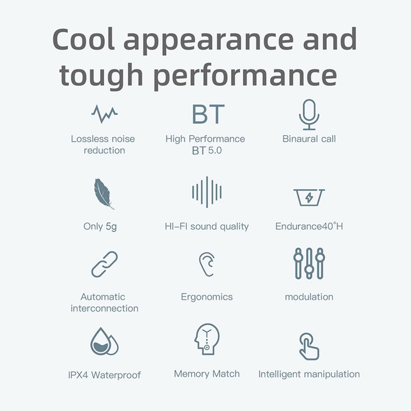 سماعات رأس TWS T911 ذكية صغيرة أصفر - Image 2