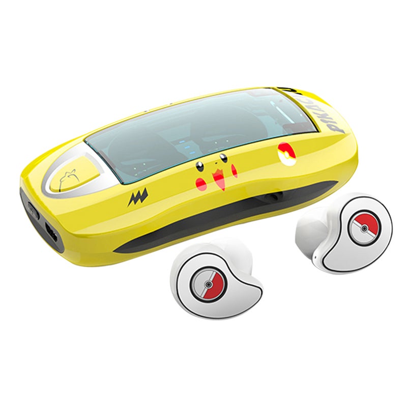 سماعات رأس TWS T911 ذكية صغيرة أصفر - Image 1