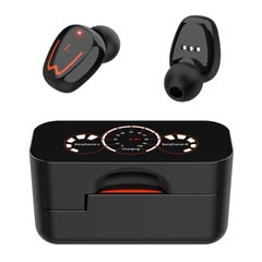 V1 HD TWS Bluetooth V5.0 Wireless In-Ear Sport Headphones Black
