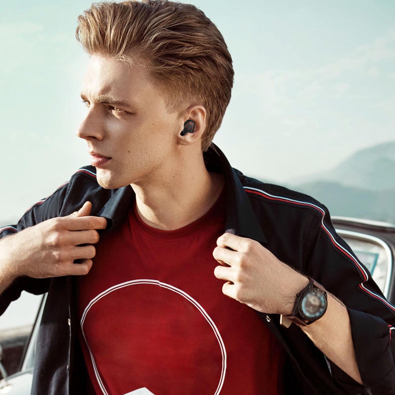 Generic - V1 HD TWS Bluetooth V5.0 Wireless In-Ear Sport Headphones Black - Image 1