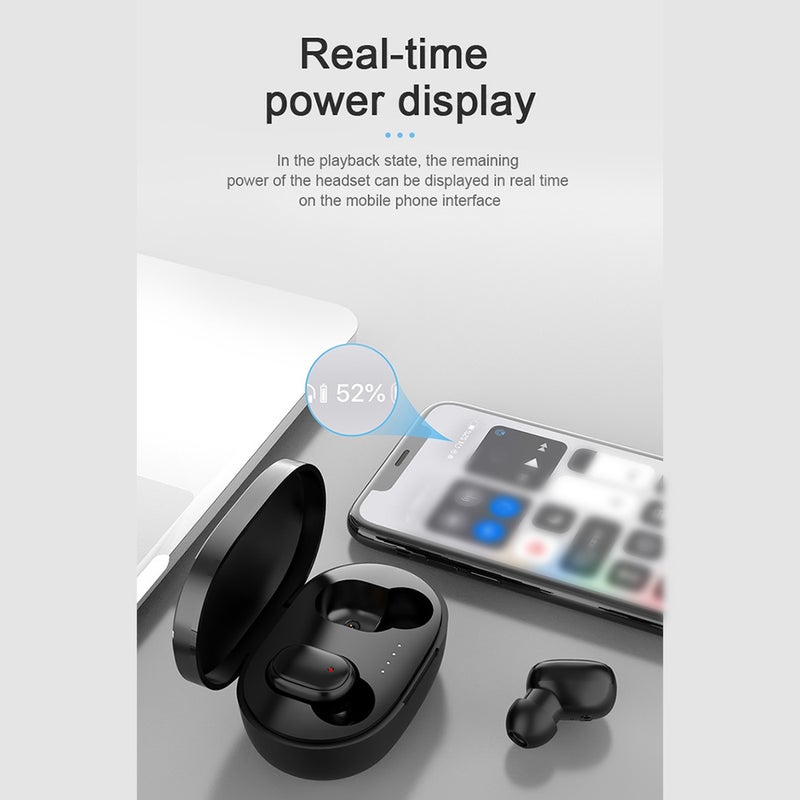 Generic - TWS Stereo BT 5.0 Wireless In-Ear Headphones White - Image 1