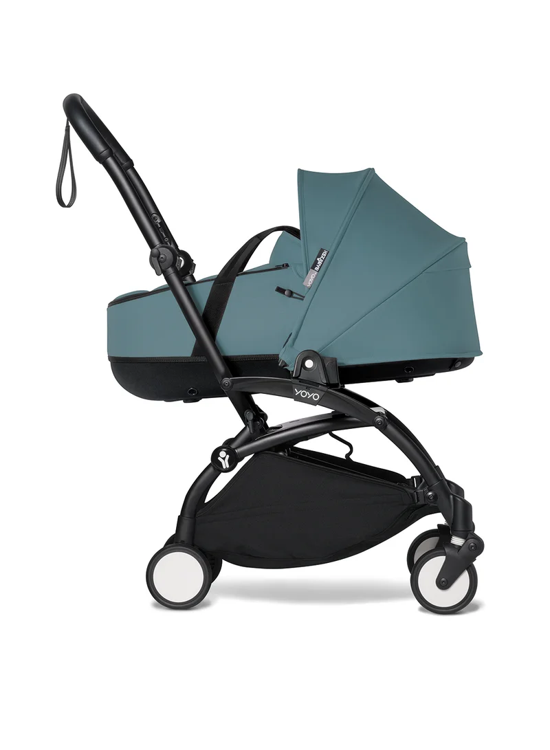 BABYZEN Yoyo 0+ Bassinet, Aqua Includes Thick Double Mattress, Ventilated Shell And Canopyrequires Yoyo2 Frame