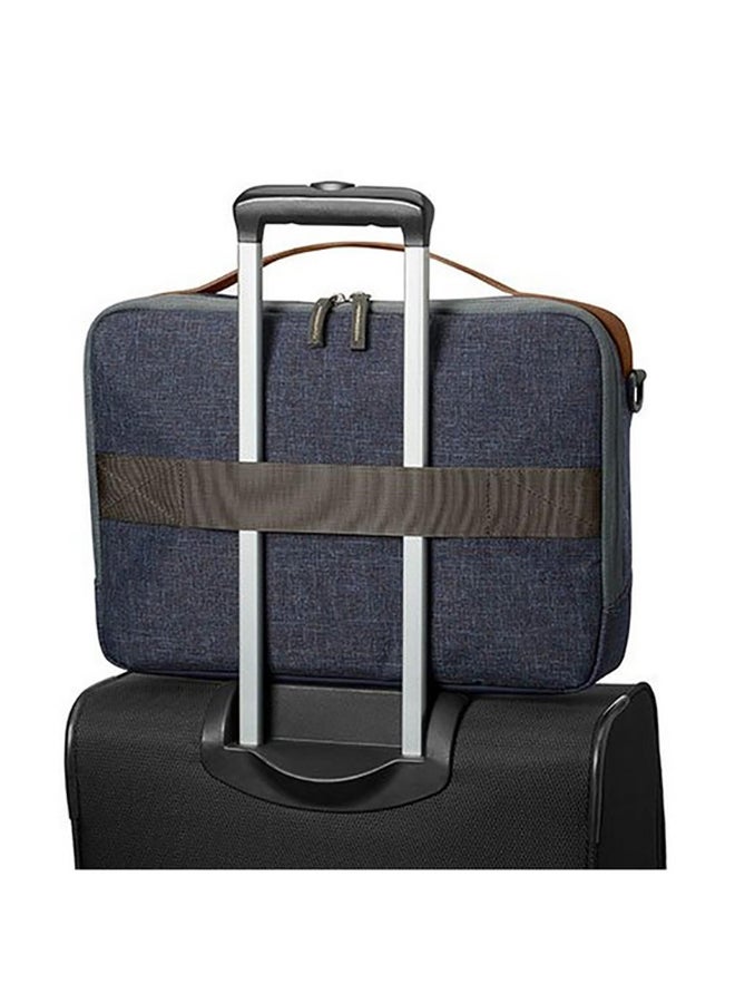 HP - Renew Slim Briefcase Navy Blue - Image 1