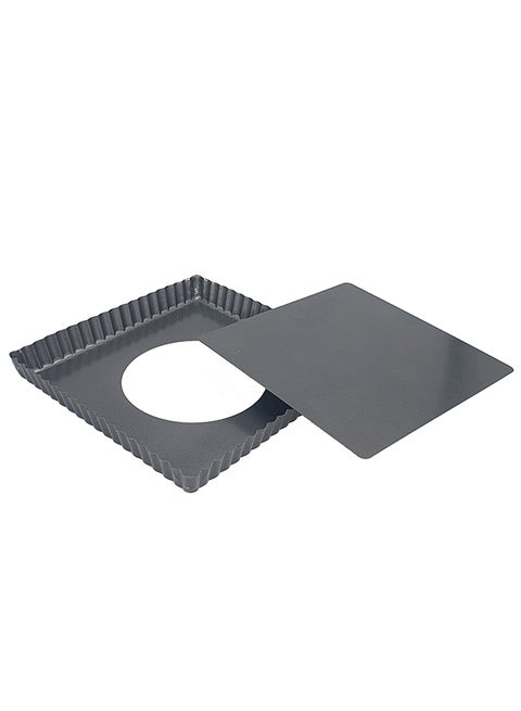 Square Cake Mould Grey 21x21cm