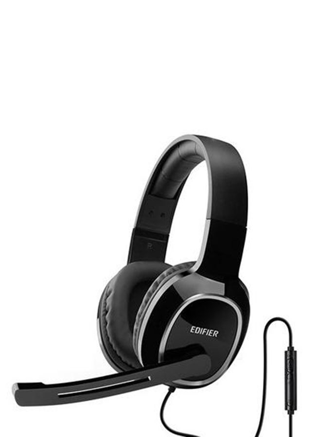 اديفير سماعة رأس ستيريو توضع حول الأذن أسود - Image 1