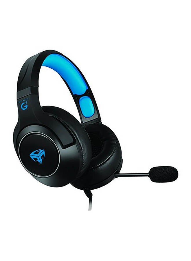 Wired Pro Gaming Headset With Mic 3.5mm Black/Blue