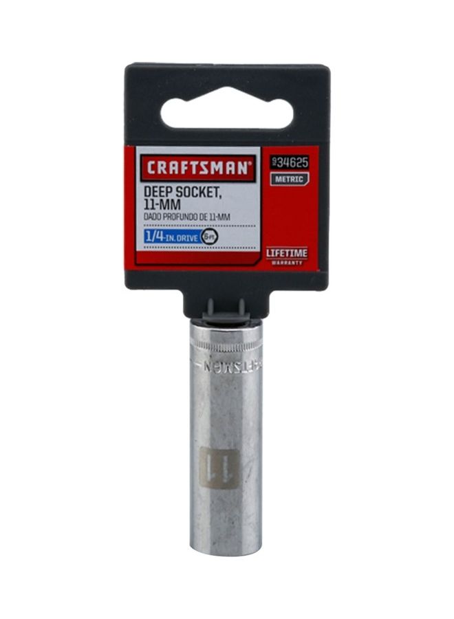 CRAFTSMAN - 6-Point Drive Deep Socket Silver - Image 1