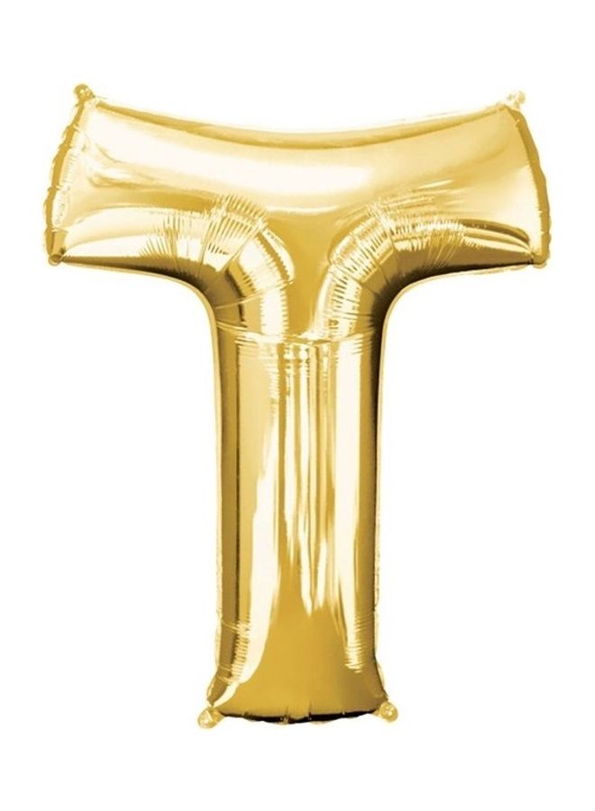 T Letter Shape Foil Balloon 16inch