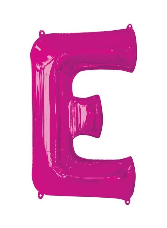 E Letter Shape Foil Balloon 16inch