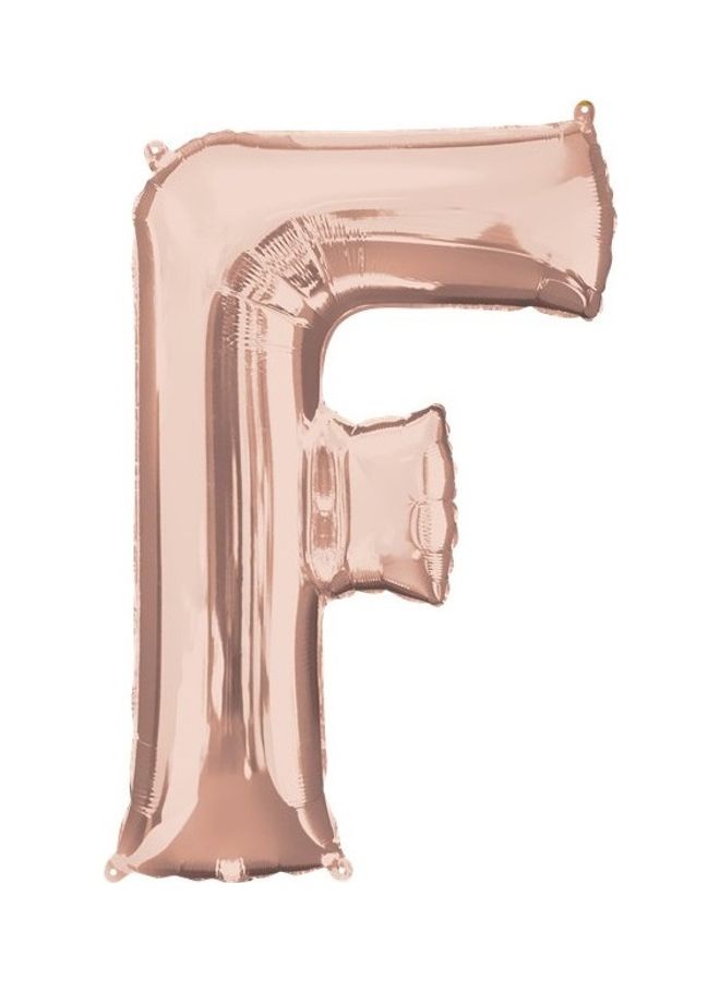 F Letter Shape Foil Balloon 16inch