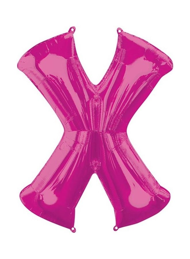 X Letter Shape Foil Balloon 16inch