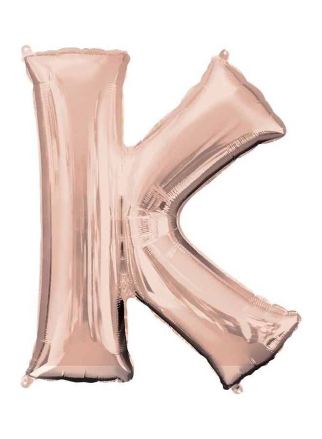 K Letter Shape Foil Balloon 16inch
