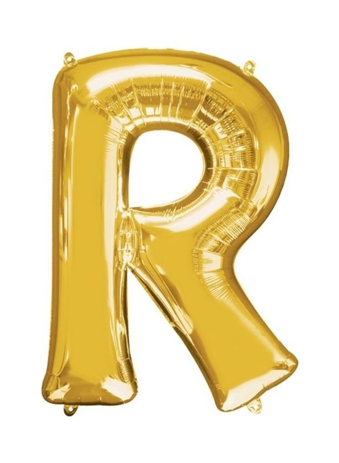R Letter Shape Foil Balloon 16inch