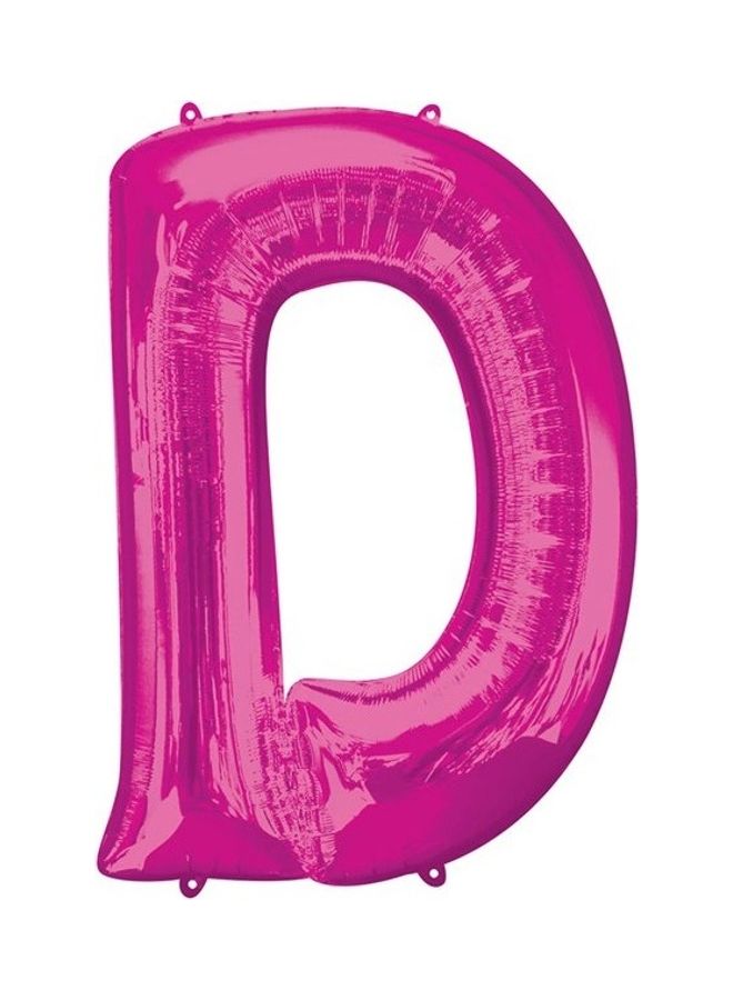 بالون من القصدير على شكل حرف D 16بوصة