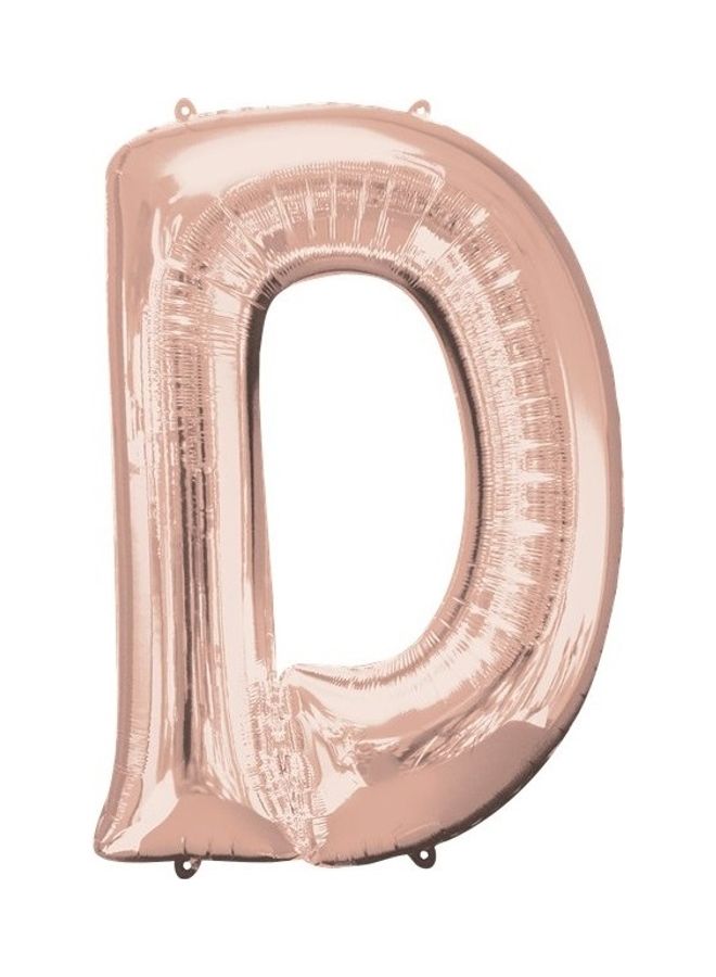 بالون قصدير بتصميم حرف D 16بوصة