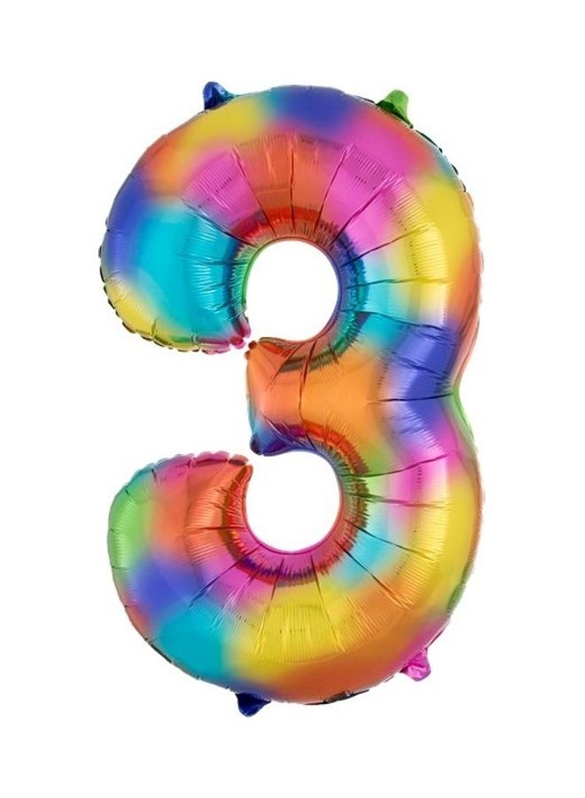 بالون من القصدير على شكل 3 حروف 34بوصة