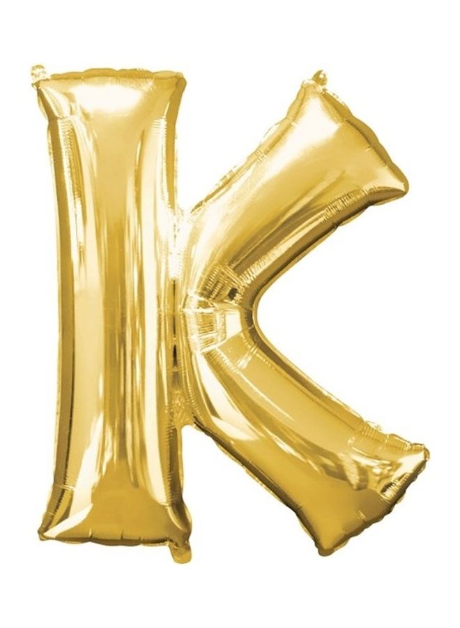K Letter Shape Foil Balloon 16inch