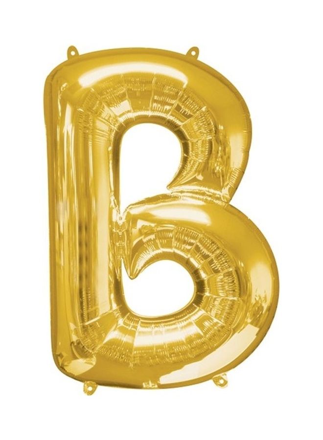 B Letter Shape Foil Balloon 16inch