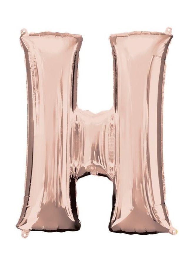 H Letter Shape Foil Balloon 16inch