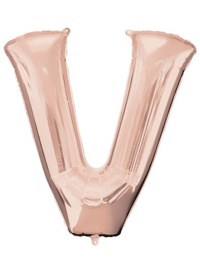 V Letter Shape Foil Balloon 16inch