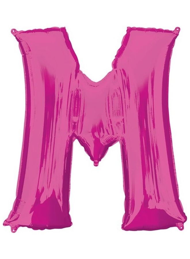 M Letter Shape Foil Balloon 16inch