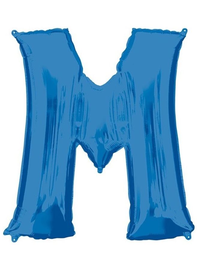 M Letter Shape Foil Balloon 16inch
