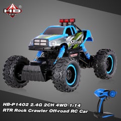 HB TOYS HB-P1402 2.4G 1:14 Scale 2CH 4WD Electric RTR Rock Crawler Off-road RC Car With LED Light 45.5*24.5*25.5cm  - Image 1