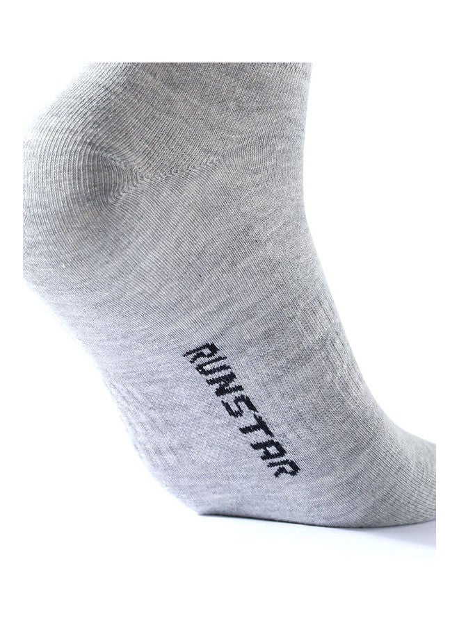 Pair Of 12 Unisex Low Cut Socks Black  - Image 2