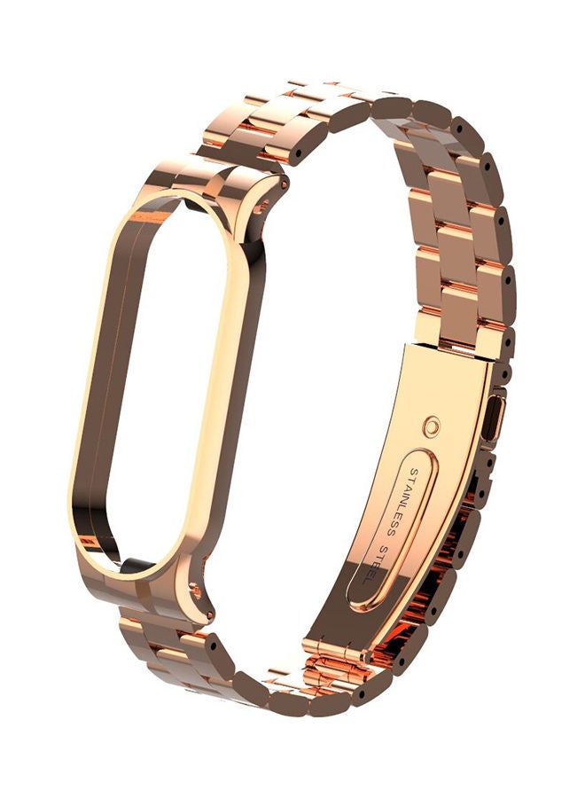 INEIX Replacement Strap For Xiaomi Mi Band 5 Rose Gold - Image 1