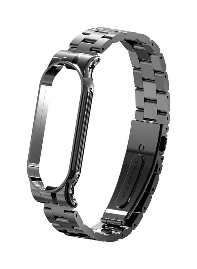INEIX Replacement Strap For Xiaomi Mi Band 5 Black