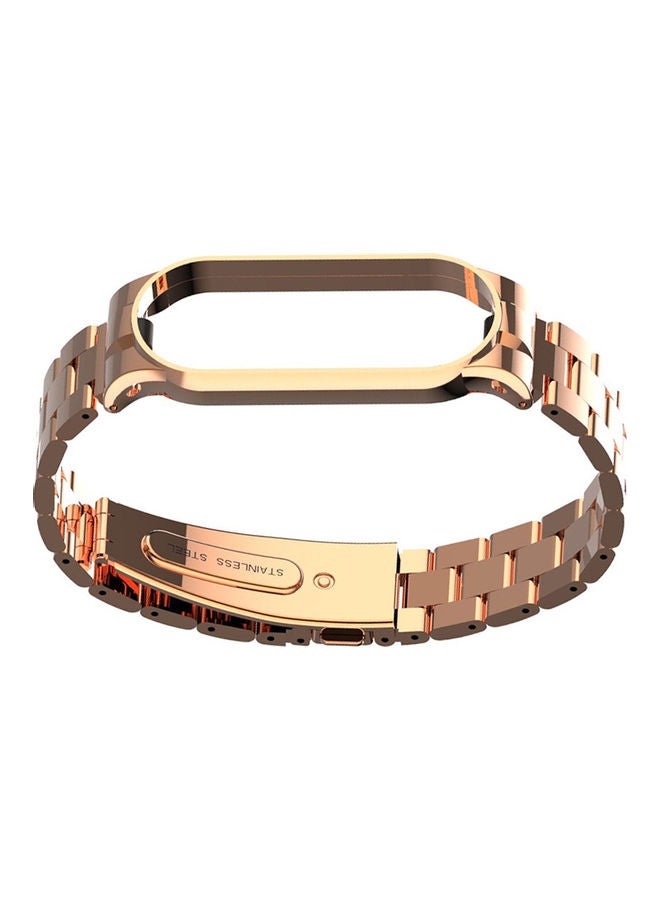 INEIX Replacement Strap For Xiaomi Mi Band 5 Rose Gold - Image 2