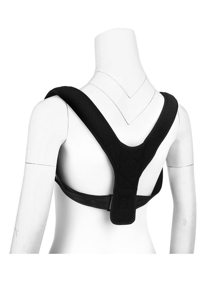Posture Corrector For Men And Women Adjustable Posture Brace Back Straightener For Clavicle Support and Providing Pain Relief from Neck Back and Shoulder M Size Black 25.0x17.0x4.0cm - Image 3