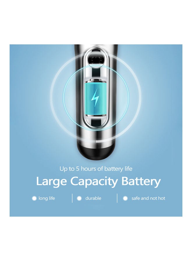 ماكينة قص الشعر المنزلية الإحترافية للرجال قابلة لإعادة الشحن، آلة قص الشعر الكهربائية القوية متعدد الألوان 23.5x18.0x6.5سم - Image 4