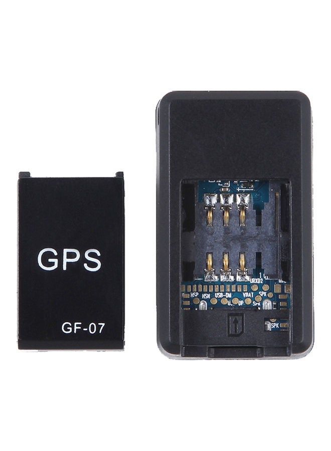 جهاز تحديد المواقع المصغر GF-07 لتحديد موقع جهاز التحكم عن بعد والاستماع عن بعد والتحكم بالصوت وتسجيل مضاد للفقدان أسود - Image 4