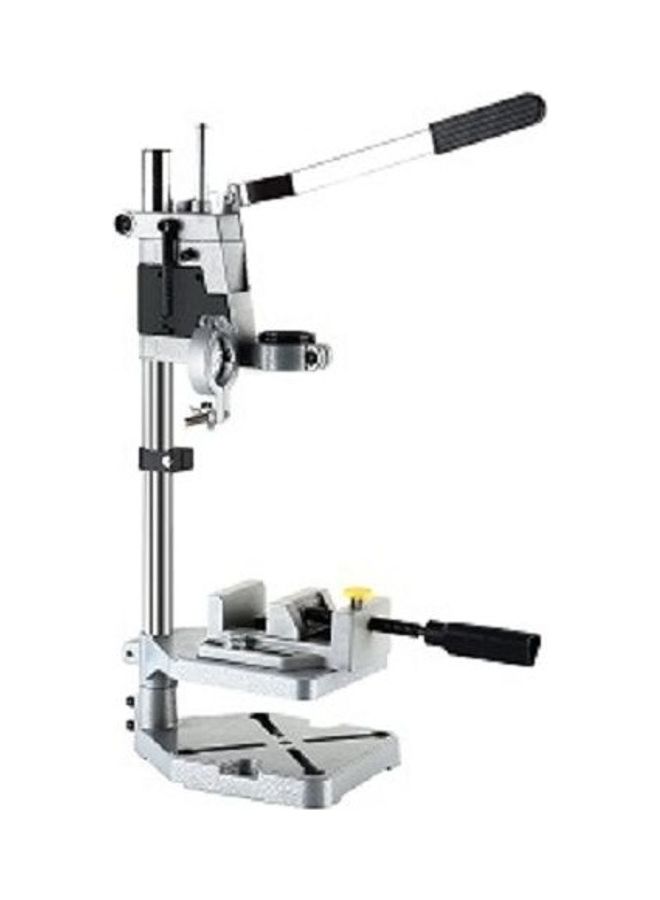 TS 2-Piece Combo Drill Stand With Quick Release Drill Press Vise Flat Set AT6001 Silver/Black/Green 31x12x17cm - Image 3
