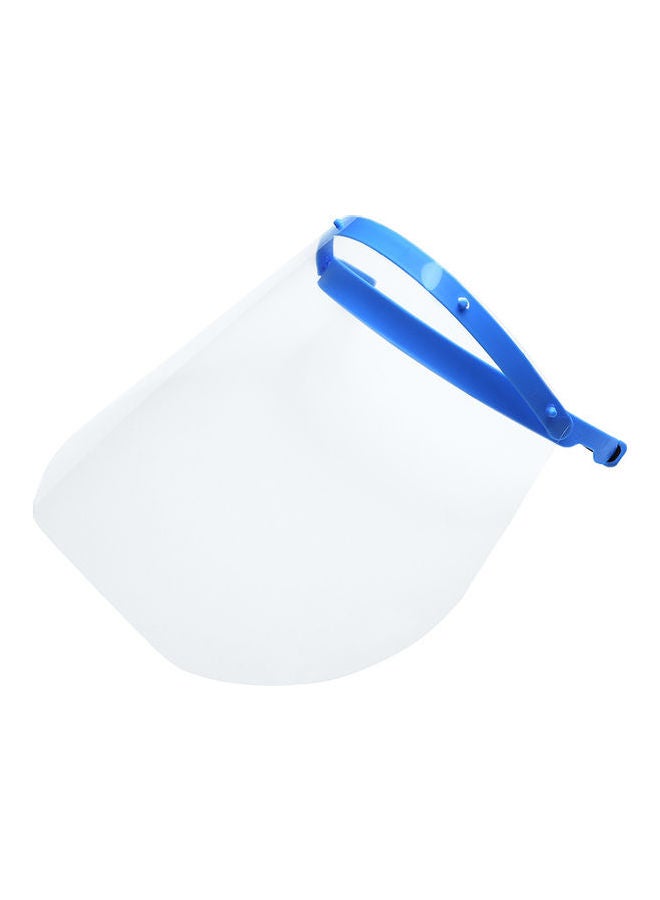 Generic Unisex Transparent Protective Face Shield Anti Splash Dust-proof Adjustable Detachable Drawstring Full Face Cover Workshop Cooking Cleaning Blue  - Image 2