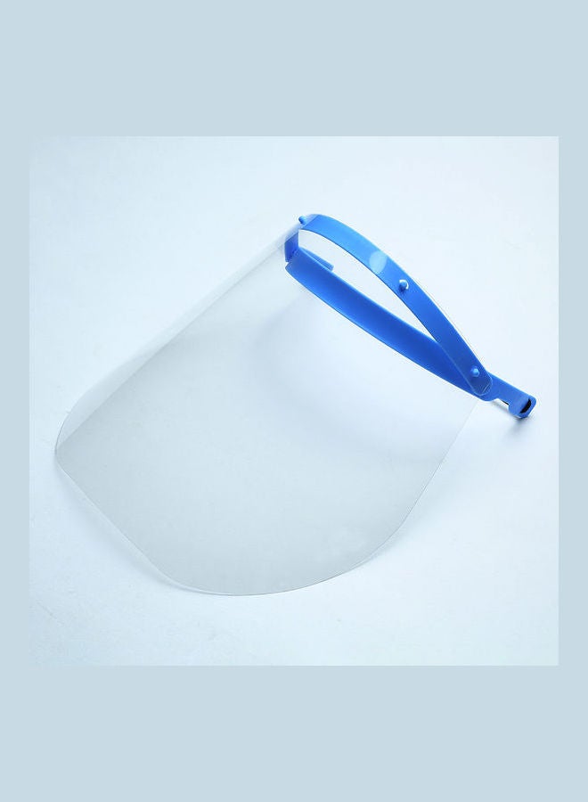 Generic Unisex Transparent Protective Face Shield Anti Splash Dust-proof Adjustable Detachable Drawstring Full Face Cover Workshop Cooking Cleaning Blue  - Image 3
