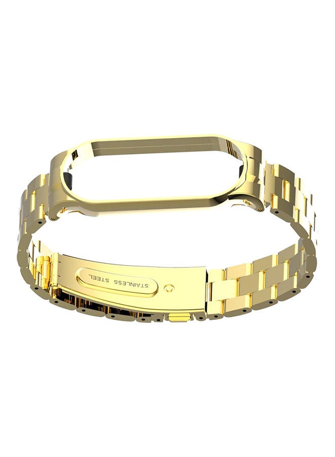 INEIX Replacement Strap For Xiaomi Mi Band 5 Gold  - Image 2