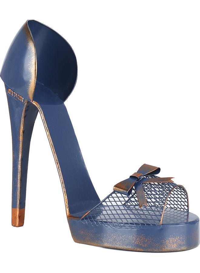 TOOARTS High Heel Shaped Wine Bottle Rack Blue 27 x 26cm - Image 2