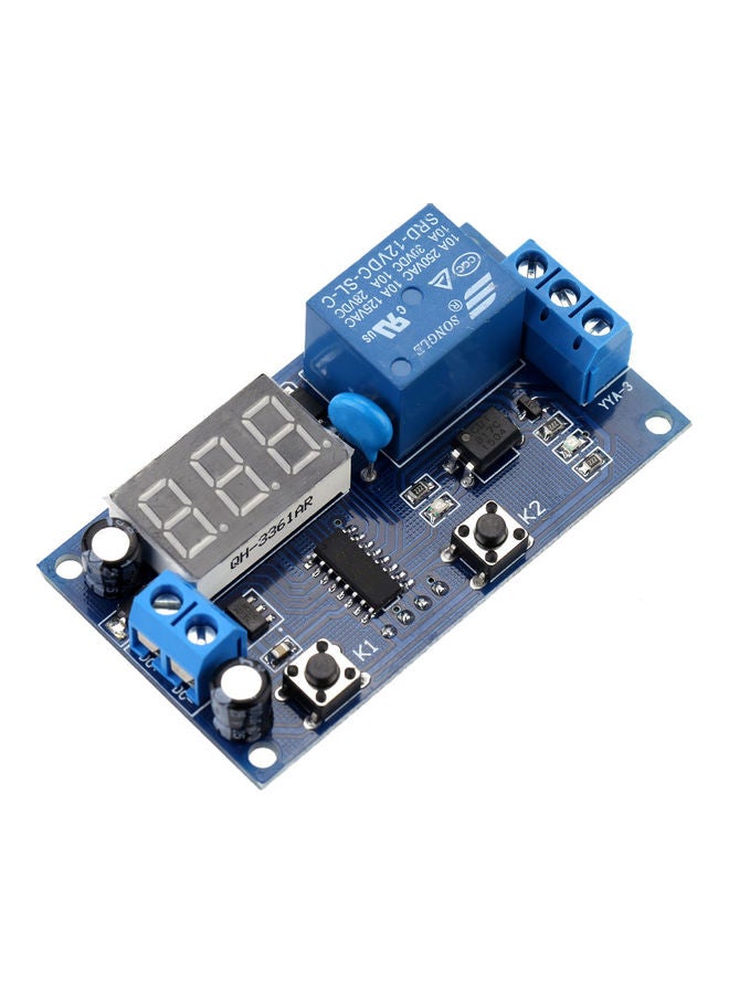 Multifunction Delay Time Module Switch Control Relay Cycle Timer DC 12V 11.5x7.5x2.0cm multicolor  - Image 5