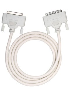 25Pin DB25 Printer Extending Cable 1.4m Computer Parallel Extension Cord 4.6ft M-F Cable 25Pin DB25 Parallel Male to Female LPT Printer Connection Line 25 Pin LPT White