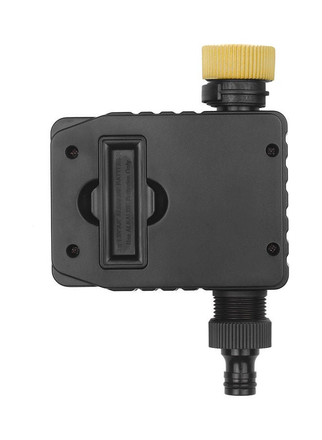 Digital Water Timer Programmable Outdoor Single Outlet Automatic On Off Water Faucet Hose Timer Irrigation System Controller With Manual Mode 3In Large Screen Orange 14.0x11.5x5.7cm