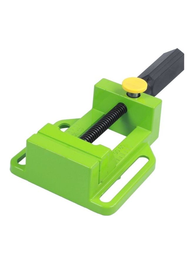 Mini - Flat Tong Alloy Aluminum Drill Press Vise Flat BG-6257 Green/Black 2.5inch - Image 1