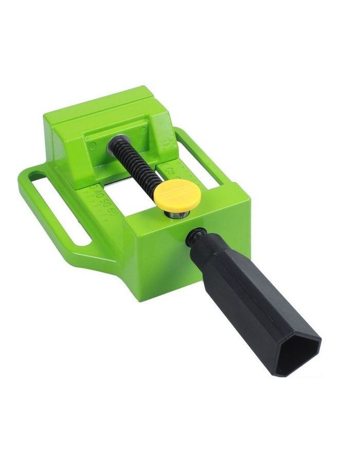 Mini - Flat Tong Alloy Aluminum Drill Press Vise Flat BG-6257 Green/Black 2.5inch - Image 1