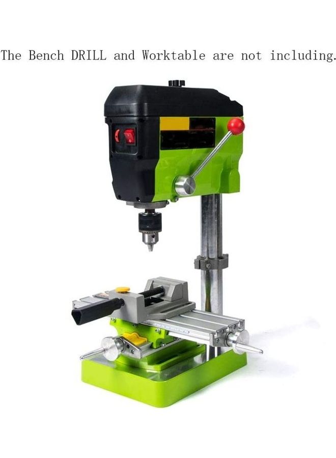 Mini - Flat Tong Alloy Aluminum Drill Press Vise Flat BG-6257 Green/Black 2.5inch - Image 1